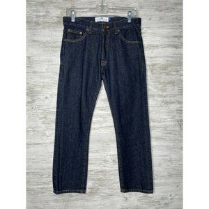 Peter Manning New York Jeans Mens 29x26 Blue Denim Straight Leg Dark Wash
